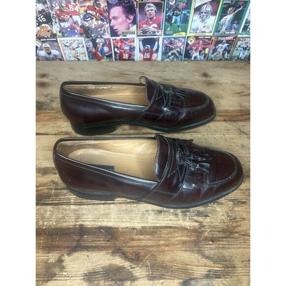 Bostonian Mens Florentine 24808 Brown Leather Tassel Loafer Shoes Size US 9 M main image 7